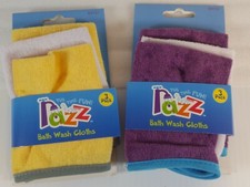 Baby Bath Wash Cloths Razz Tub Time Fun 3 Pack Lot of 2 Total of 6 New