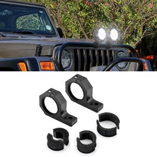 2x Mount Bracket Led Light Bar Clamp Roof Roll Cage 1 1.5 1.75 2tube Offroad