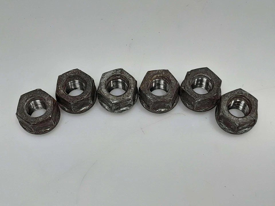 6 заводских зажимных гаек от оригинального производителя Sierra Silverado 14x1,5 Tahoe Escalade 9595174 - Изображение 3 из 3