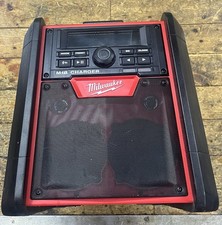 Milwaukee M18 Radio Charger 2792-20 Bluetooth AM/FM AUX Headphone Red/Black