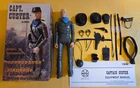 Grey Captain Custer + 18 Accessories + Box + Manual Marx Johnny West Zeb Maddox