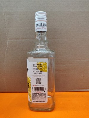 EMPTY 750mL Jim Beam Pineapple Whiskey Glass Bottle for Crafts