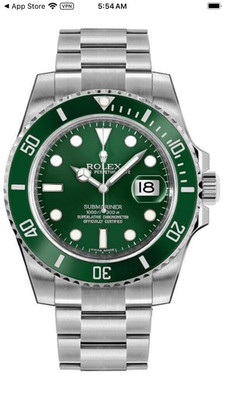 Rolex Submariner Date 40mm 116610LV-0002 Hulk Green Dial Bezel Steel Men's Watch