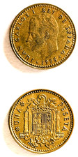 1975 Una Peseta Coin, Juan Carlos , Spain (306)
