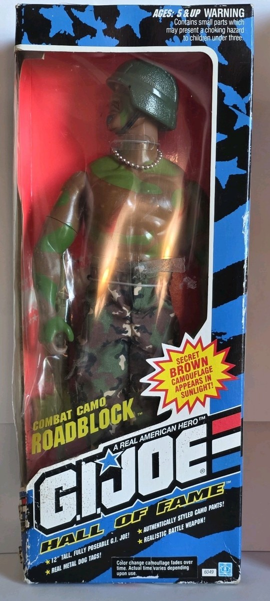 Vintage 1993 G.I. Joe Hall of Fame ROADBLOCK Color Change Camo 12
