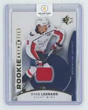2025-26 SP Rookie Authentics Jersey Ryan Leonard Rookie #117 Washington Capitals