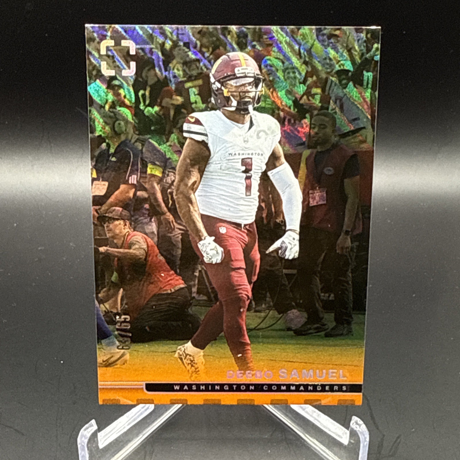 2025 Panini Photogenic FOTL Deebo Samuel #22 Orange Parallel /65 Commanders