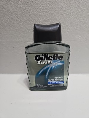 Gillette Series COOL WAVE After Shave Splash 3.5 oz 100 ml 2001 Vintage RARE