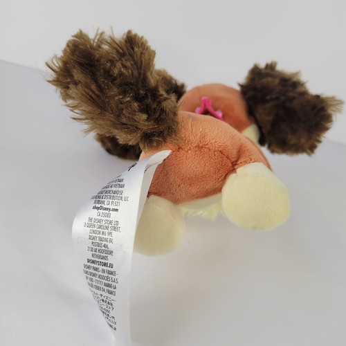 Disney Store Begging Fifi Plush Pet Minnie Mouse Dog Jr Stuffed Character Toy 7" - Picture 11 of 11