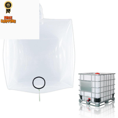 Esamploe IBC Tote Cover,IBC Water Storage Tank Liner  275 Gallon, Transparent 