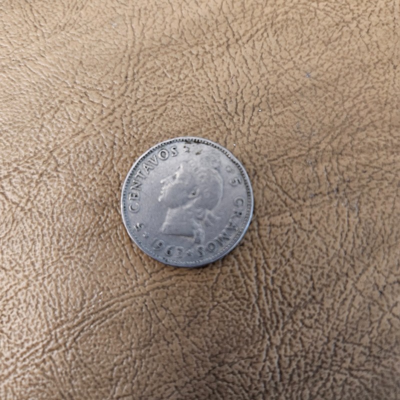 1963 Republica Dominicana 5 Centavos 5 Gramos coin