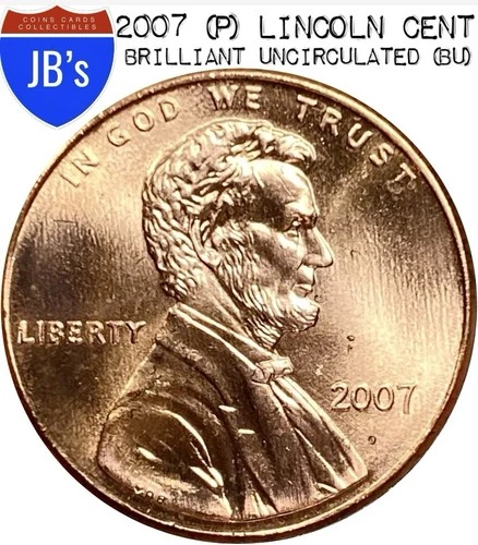 2007-P Lincoln Memorial Cent — photo from the most recent tracked eBay sale