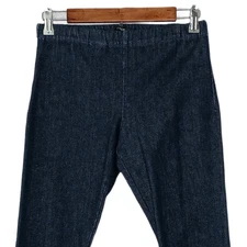 Joe's Jeans womens The Legging size S stretch ankle zip solid blue dark wash