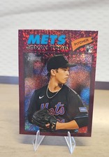 2026 Topps Heritage - Jonah Tong #137 Chrome Burgundy Sparkle Refractor (RC)