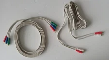 3 RCA 10 Ft. White Audio/Video Cables, 2 RCA 10 Ft. White Video Cables NEW
