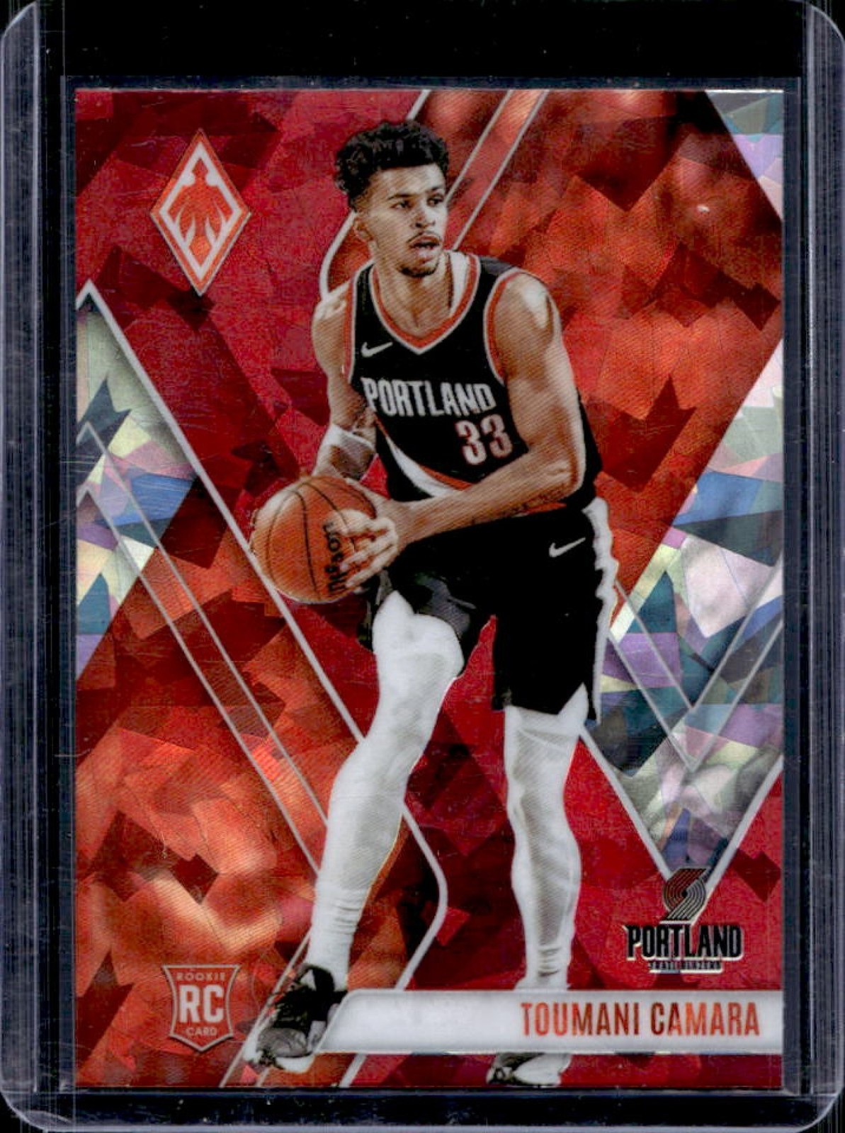 2023-24 Panini Phoenix Toumani Camara RC Red Ice Rookie #269 Trail Blazers
