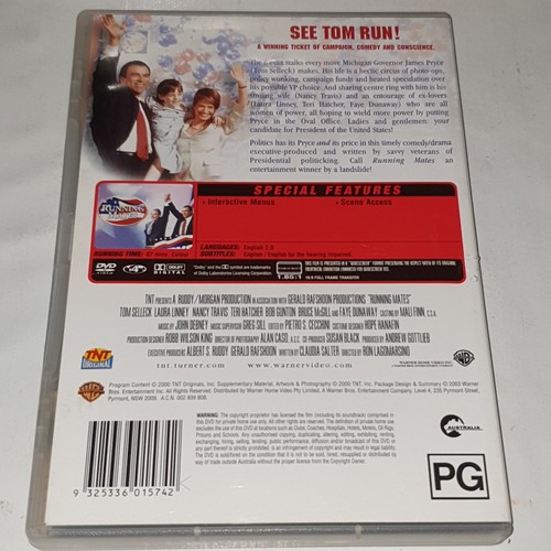 Running Mates (DVD, Region 4) Tom Selleck / Laura Linney - FREE POST - Bild 2 von 2