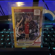 2024-25 Panini Donruss Giannoulis Larentzakis #101 Olympiacos EuroLeague