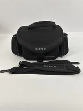 SONY Handy Cam Carrying Case Video Camera Camcorder Soft Case Black - Bag Only