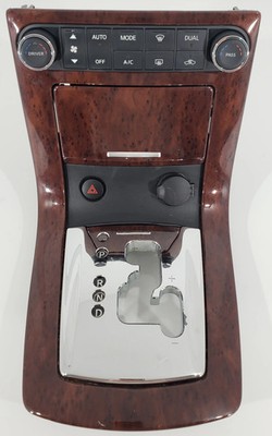 07 - 08 Nissan Maxima Climate Control Trim Shift Bezel Woodgrain