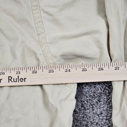 Camisa Polo Ralph Lauren Para Hombre Mediana M Beige Mezcla Seda Manga Larga Blake Pony - Imagen 6 de 10