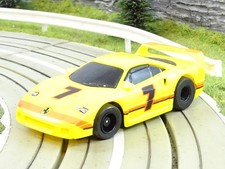 TYCO 440x2  FERRARI F40  yellow - orange 7  NEAR MINT  VERY HTF  