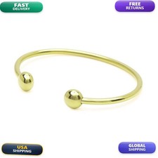 QRAY Steel Golf Athletic Bracelet Large 7.75 8.5" C-Shaped Men Women