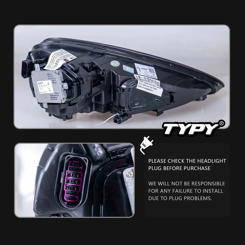 For Porsche Cayenne 2011-2018 Upgrade to 2024 LED Matrix Headlight Assembly Foto 4 de 4