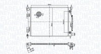 Magneti Marelli MotorküHler WasserküHler 350213179400 FüR Hyundai Accent 4 RB 3