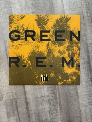 R.E.M. Green Vinyl LP 1988 Warner Bros 1-25795 Original Press w/ Inner