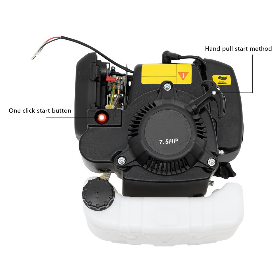 4 Stroke 7.5HP Outboard Motor Engine Fishing Boat Engine TCI Air ...