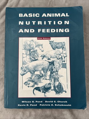 Basic Animal Nutrition and Feeding - Pond - 5th Edition - Agriculture - PB, G
