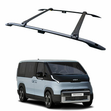 Kia PV5 Roof Side Rails and Roof Rack Cross Bars, Black