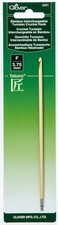 CLOVER Takumi Bamboo Interchangeable Tunisian Crochet Hook, Brown