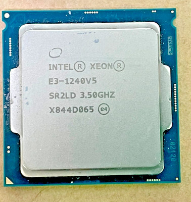 Intel Xeon E3-1240 v5 3.5GHz Quad-Core LGA1151 CPU SR2LD   Tested Working