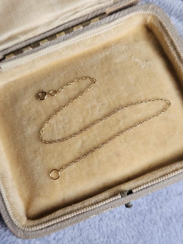 9ct gold fine twist singapore bracelet