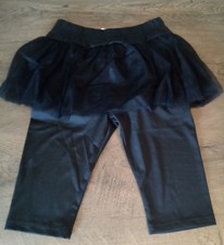 Mädchen Leggins mit angenähten Tüll Rock G...