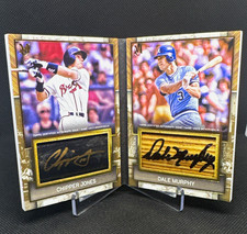 Topps 2025 Museum Collection Chipper Jones/Dale Murphy Dual Auto Bat /5 #Braves