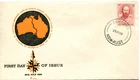 1962 Centenary of Stuart's Overland Crossing - Royal FDC Orange/Black