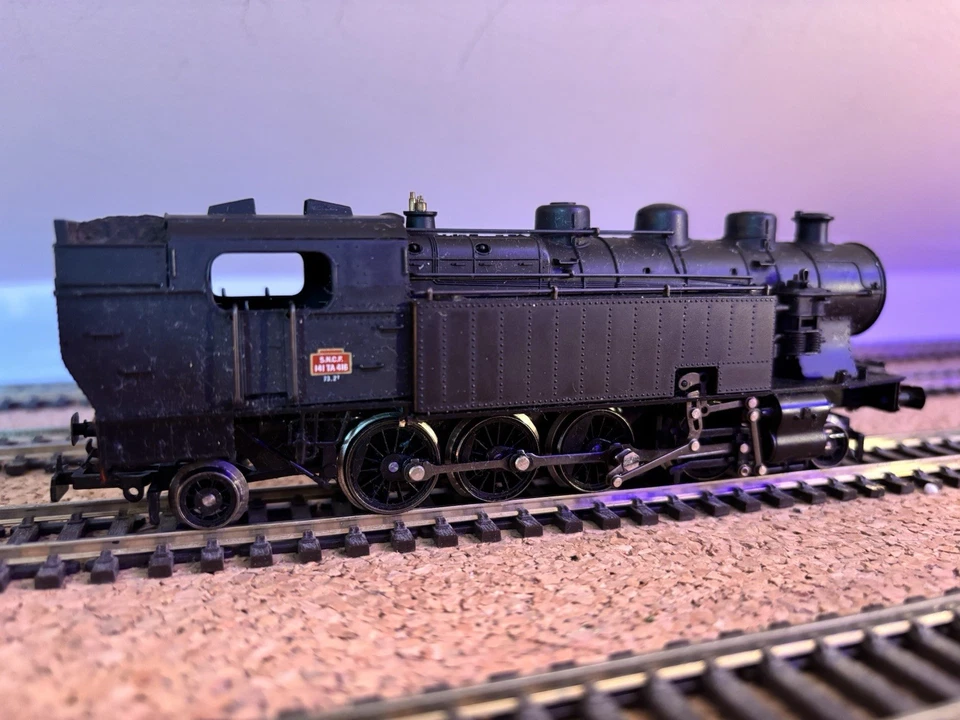 JOUEF CHAMPAGNOLE LOCOMOTIVE VAPEUR 141 TA SNCF Réf 8294 (no REE) - Photo 3/4