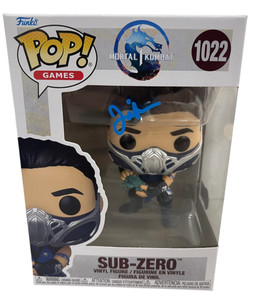 Joe Taslim Sub-Zero Mortal Kombat Signed Funko Authentic Autograph Beckett