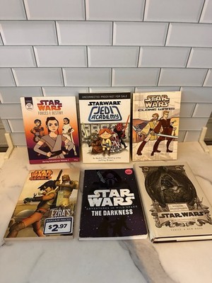 Lot Of 6 Star Wars Books Chapter Books