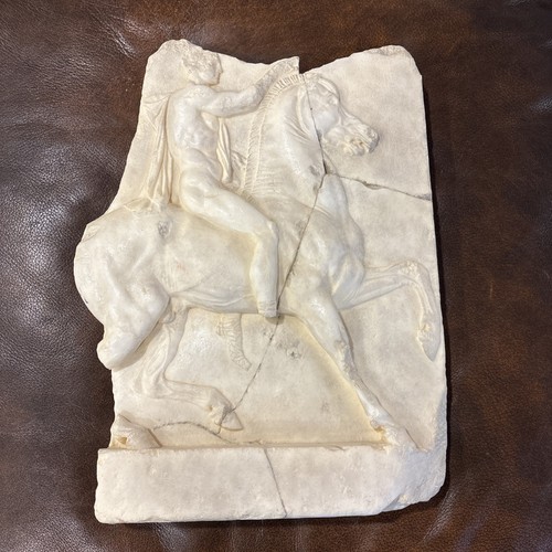 Greek Hellenistic Horseman Resin Wall Plaque Metropolitan Museum of Art MMA