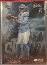 2025 Panini Absolute By Storm Rookie Insert (Cam Ward Tennessee Titans)