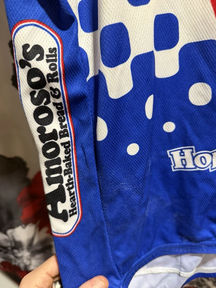 Lote 5 camisetas de ciclismo vintage Verge Seven Cycles Johnson & Johnson Victory Foto 4 de 4