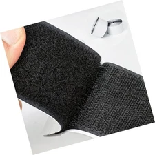 30 Sets Industrial Heavy Duty Hook and Loop Strips with Adhesive, 1.3x3.2 Inc...