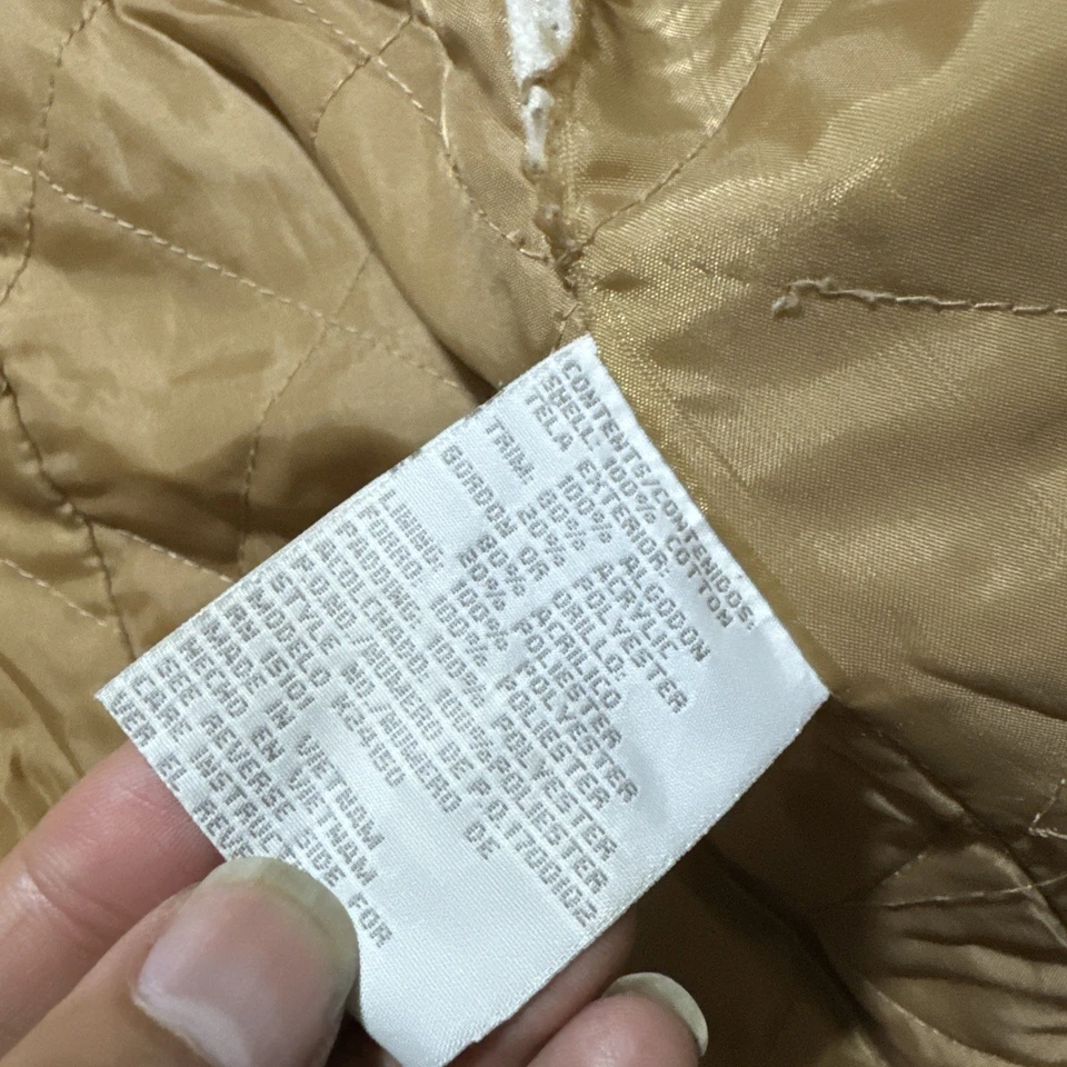 Chaqueta de Invierno Mudd Hombres Talla XL Tostado Caqui Pesada Gruesa con Capucha Foto 3 de 4