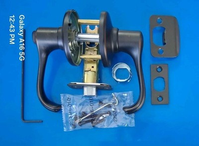 Kwikset 300DNL 11P 6AL RCS V1, Dorian Privacy Door Lever, Venetian Bronze