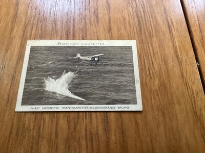 STRATHMORE - BRITISH AIRCRAFT - No 10 FAIRY SWORDFISH TORPEDO SPOTTER. Sehr guter Zustand