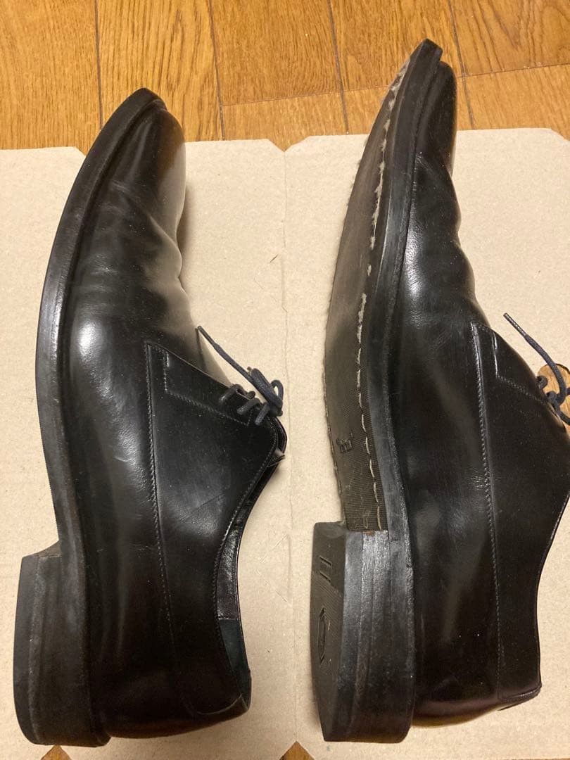 Gucci Square Toe Business Shoes Black Leather Size 8 US About8.5 For Men thumbnail 20